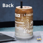 ハイビーブ私は前向きエネルギーされた水 ガラス缶