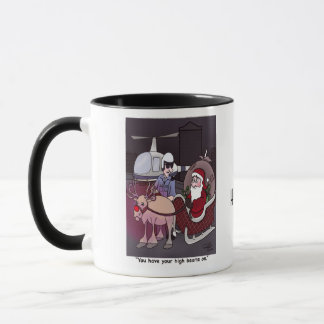 ハイビームスサンタマグウィズ文字 マグカップ