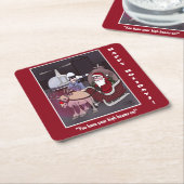 ハイビームズホリデイ スクエアペーパーコースター (アングル)