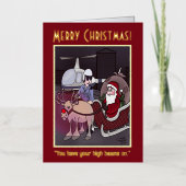 ハイビームフォイルホリデーグリーティングカード 箔シーズンカード (正面)