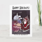 ハイビーム カスタム グリーティング カード (正面)