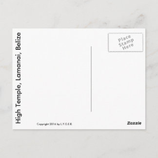 ハイピラミッド、ラマナイ、ベリーズ葉書 ポストカード