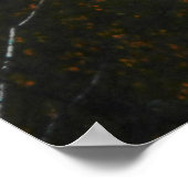 ハイピークアディロンダックス秋の山林 ポスター (角)