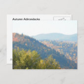 ハイピークアディロンダックス秋の山林 ポストカード (正面/裏面)