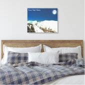 ハイピーク – 薄空 キャンバスプリント (インサイチュ (寝室))