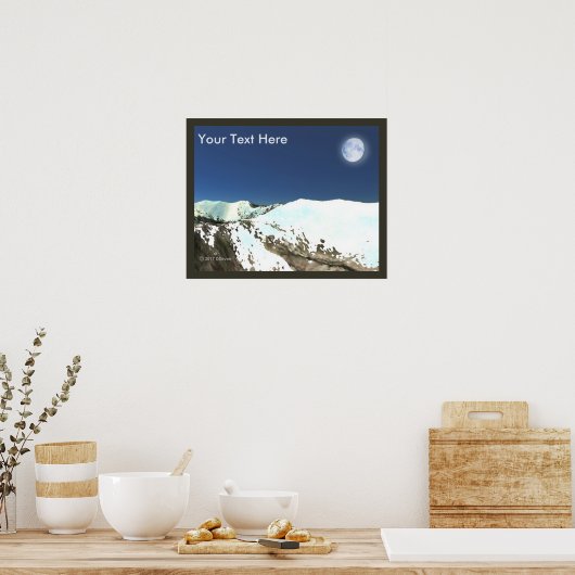 ハイピーク – 薄空 ポスター (キッチン)