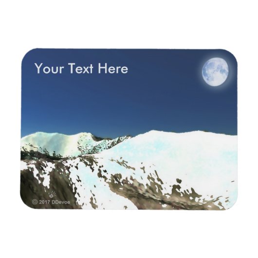 ハイピーク – 薄空 マグネット (横)