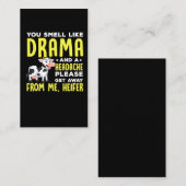 ハイフおもしろいァーユーモア皮肉な人間ドラマ 名刺 (正面/裏面)