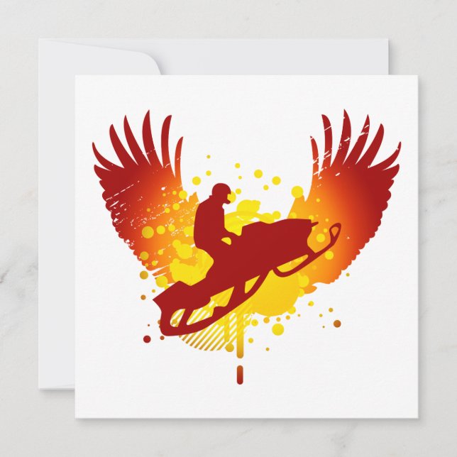 ハイファイのスノーモービル (正面)