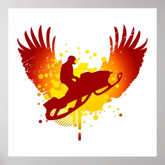 ハイファイのスノーモービル ポスター (正面)