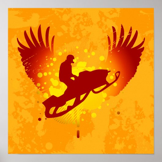 ハイファイのスノーモービル ポスター (正面)