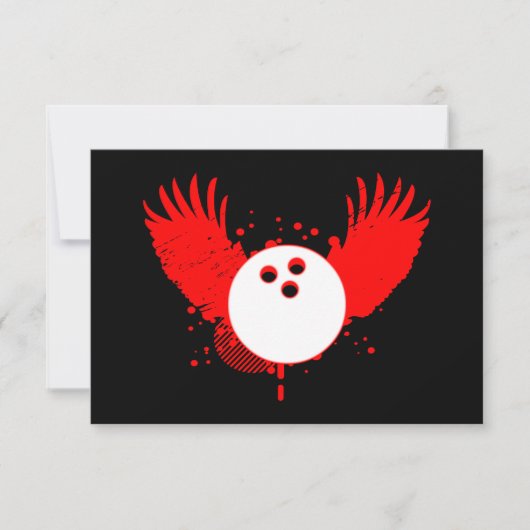 ハイファイのボウリングボール 招待状 (正面)