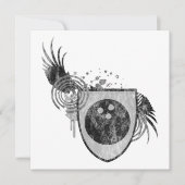 ハイファイのボーリングボールクレスト 招待状 (正面)