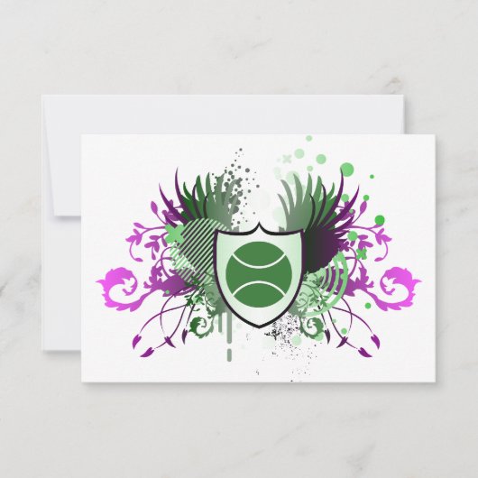 ハイファイクレストテニスボール 招待状 (正面)