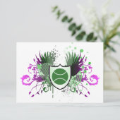 ハイファイクレストテニスボール 招待状 (スタンド正面)