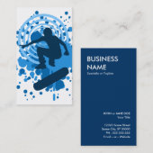 ハイファイスケートボードの泡 名刺 (正面/裏面)