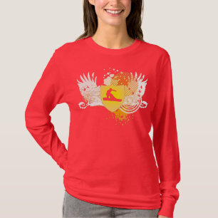 ハイファイスノーボード。 v2. tシャツ