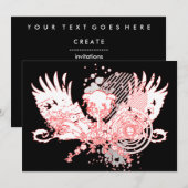 ハイファイツリー 招待状 (正面/裏面)