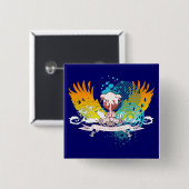 ハイファイツリー。 缶バッジ (正面&裏面)