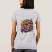 「ハイファイナンスのユーモア」 Tシャツ (裏面)