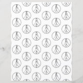 ハイファイピースサインハンズスクラップブック紙 (裏面)