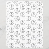 ハイファイピースサインハンズスクラップブック紙 (正面/裏面)