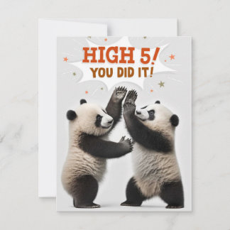 ハイファイブのパンドラはおめでとうカード シーズンカード