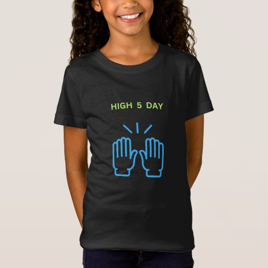 ハイファイブの日 Tシャツ (正面)