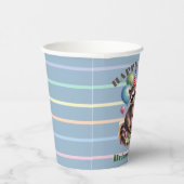 ハイファイブバースデーパーティー双生児マケーベビールーン 紙コップ (右)