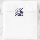 ハイファイブレトロストライプ スクエアシール (バッグ)