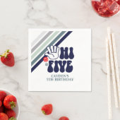 ハイファイブレトロストライプ スタンダードカクテルナプキン (インサイチュ)