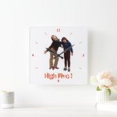 ハイファイブ！ スクエア壁時計 (ホーム)