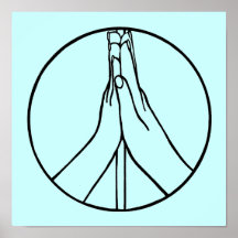 ハイファイブ・ピース・サイン・ハンズ・ポスター