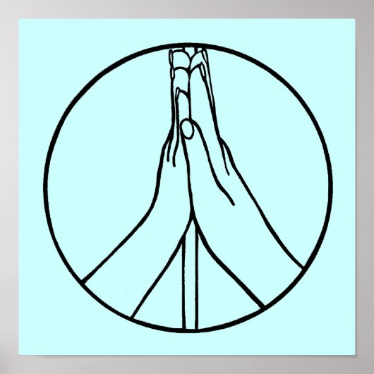 ハイファイブ・ピース・サイン・ハンズ・ポスター ポスター (正面)