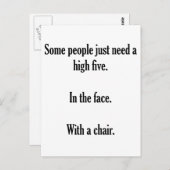 ハイファイブ ポストカード (正面/裏面)