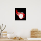 ハイファイボーリング紋 ポスター (キッチン)