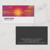 ハイファイ – 0138 – サンライズサンセット 名刺 (正面/裏面)