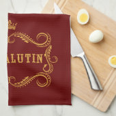 ハイファルチンの国おもしろい俗語 キッチンタオル (四つ折り)