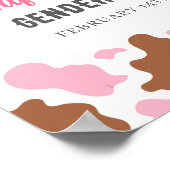 ハイファーまたはブルジェンダーがウェルカムサインボードを明らかにする ポスター (角)