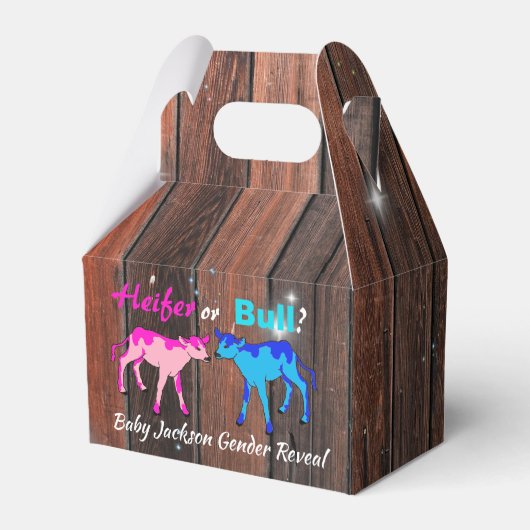 ハイファーまたはブルファームのスタイルジェンダーの表示 フェイバーボックス (裏面サイド)