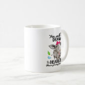 ハイファーカウアニマルグラフィックティープラスサイおもしろいズ コーヒーマグカップ (正面右)