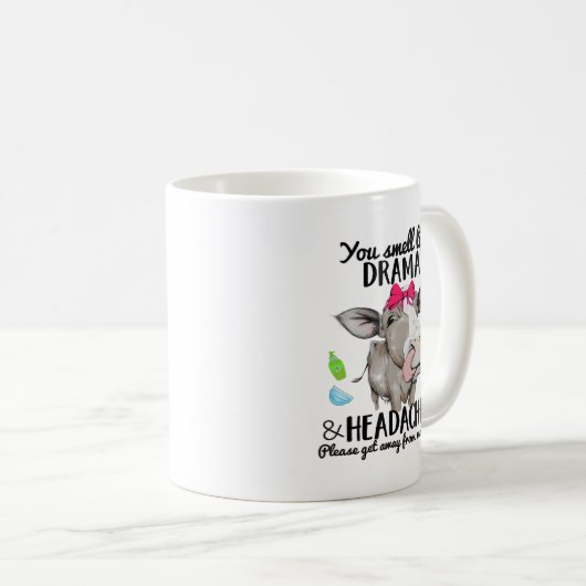 ハイファーカウアニマルグラフィックティープラスサイおもしろいズ コーヒーマグカップ (正面右)