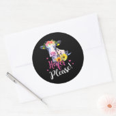 ハイファースプリーズ農家カウラバーズ ラウンドシール (封筒)