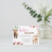 ハイファー又は牛の性別開示本ベビー エンクロージャーカード (スタンド正面)