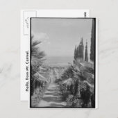 ハイファ – 1920年代カーメル山より ポストカード (正面/裏面)