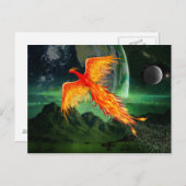 ハイフェニッ飛んでいるクス ポストカード (正面/裏面)