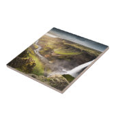 ハイフォス滝 |アイスランドの夏 タイル (側面)