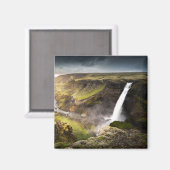 ハイフォス滝 |アイスランドの夏 マグネット (正面/裏面)