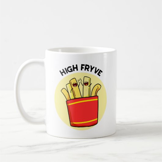 ハイフライフリフランスのープンマグ コーヒーマグカップ (左)