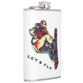 ハイフライヤー – スノーボーディングフール フラスク (右)